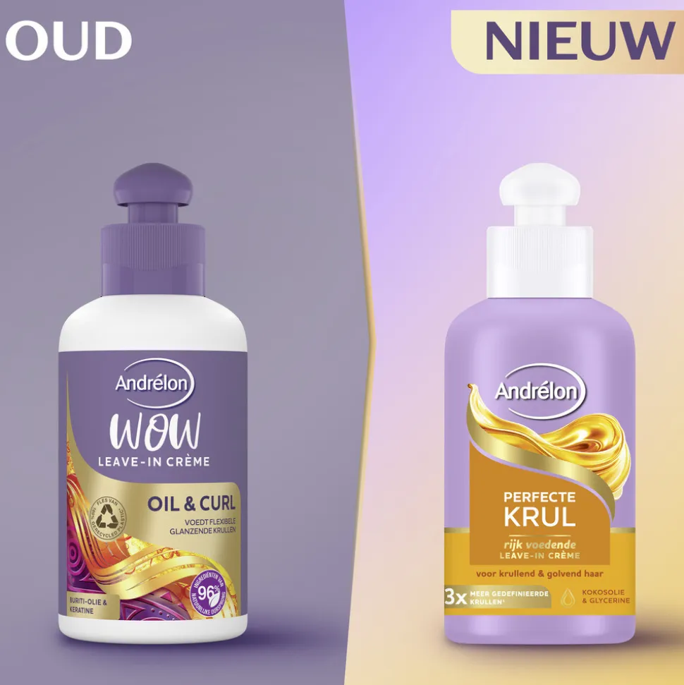 6x Andrélon Leave-In Creme Perfecte Krul 200 ml