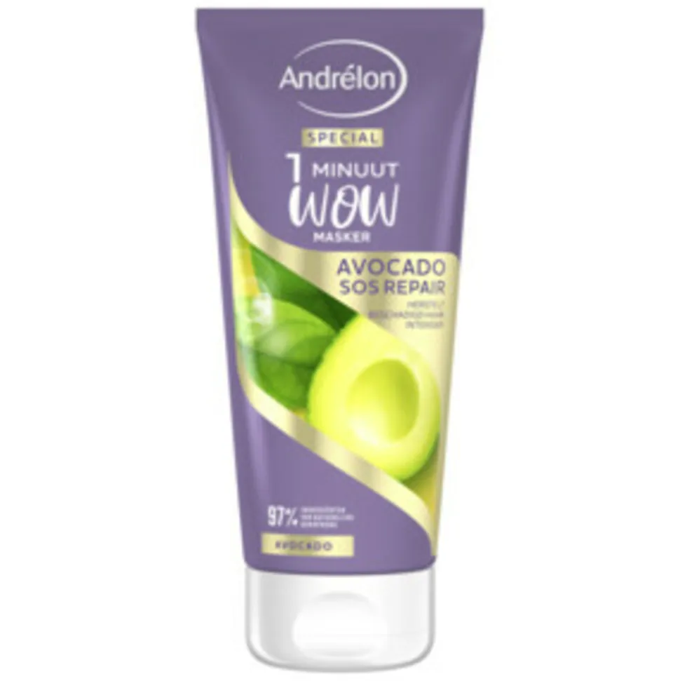 6x Andrélon 1 Minuut Wow Masker Avocado SOS Repair 180 ml