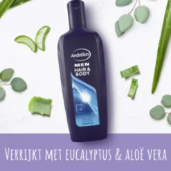 6x Andrélon Shampoo Hair & Body For Men 300 ml