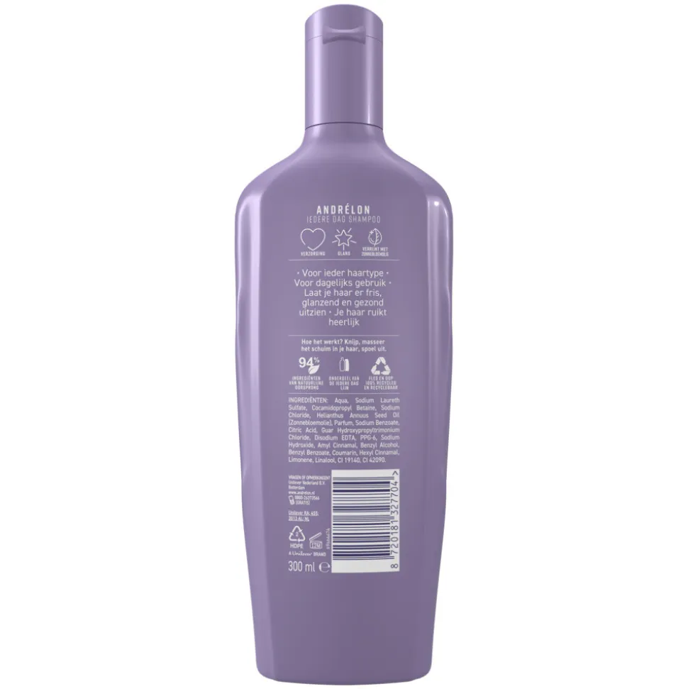 6x Andrélon Shampoo Iedere Dag 300 ml
