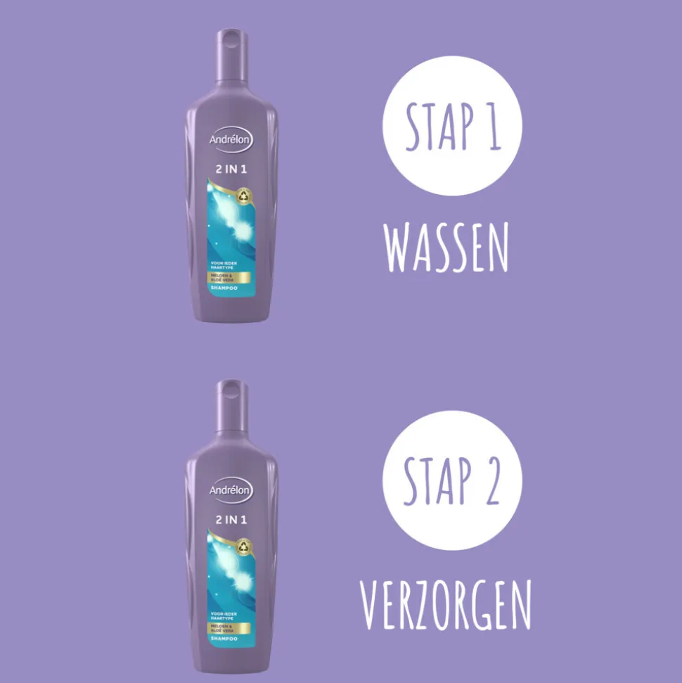 6x Andrélon Shampoo 2-in-1 300 ml