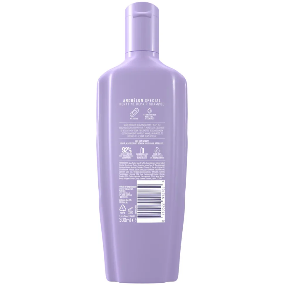 6x Andrélon Shampoo Keratine Repair 300 ml