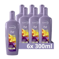 6x Andrélon Shampoo Oil & Curl 300 ml