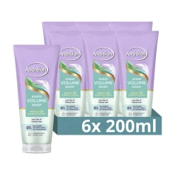 6x Andrélon Shampoo Scrub Kokos Volume Boost 200 ml
