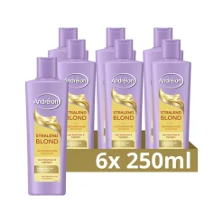 6x Andrélon Shampoo Stralend Blond 250 ml