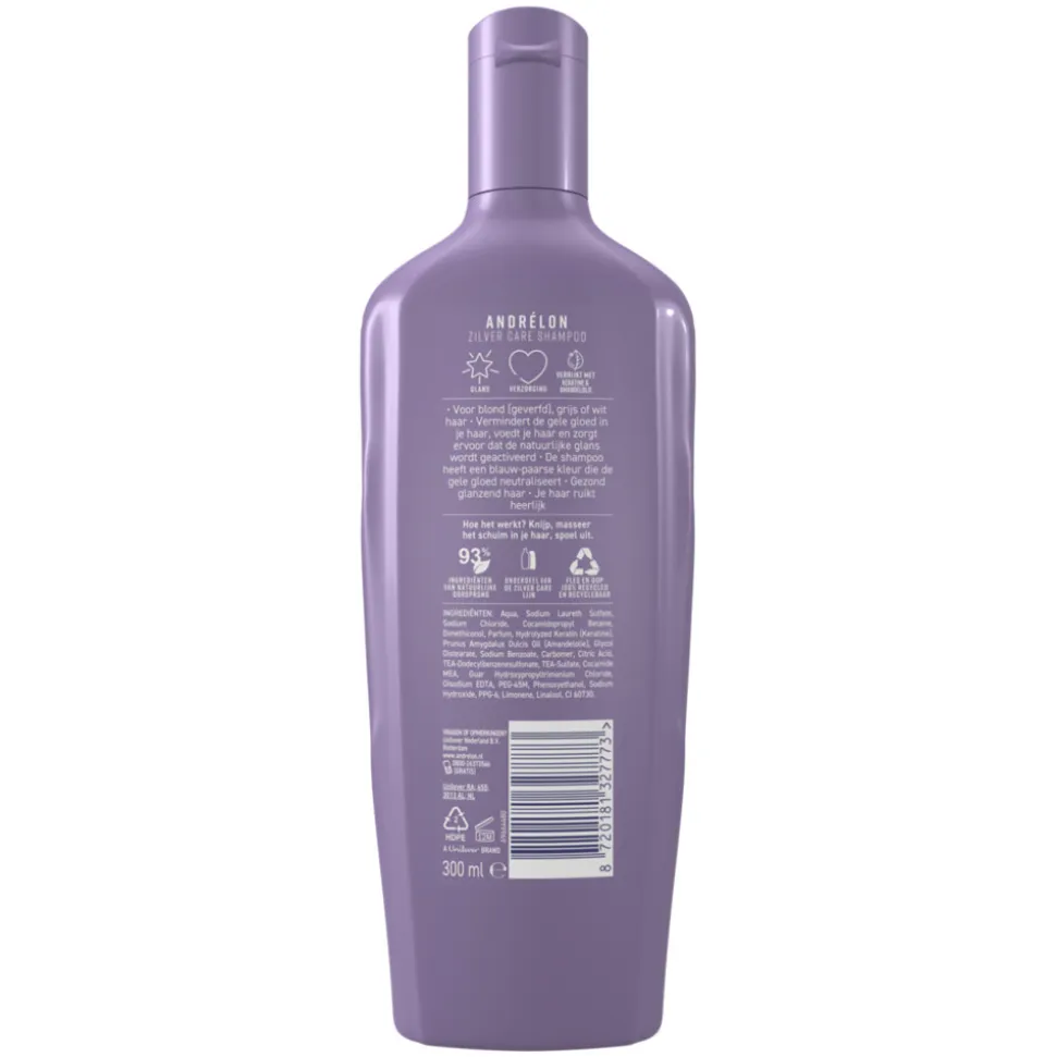 6x Andrélon Shampoo Zilver Care 300 ml