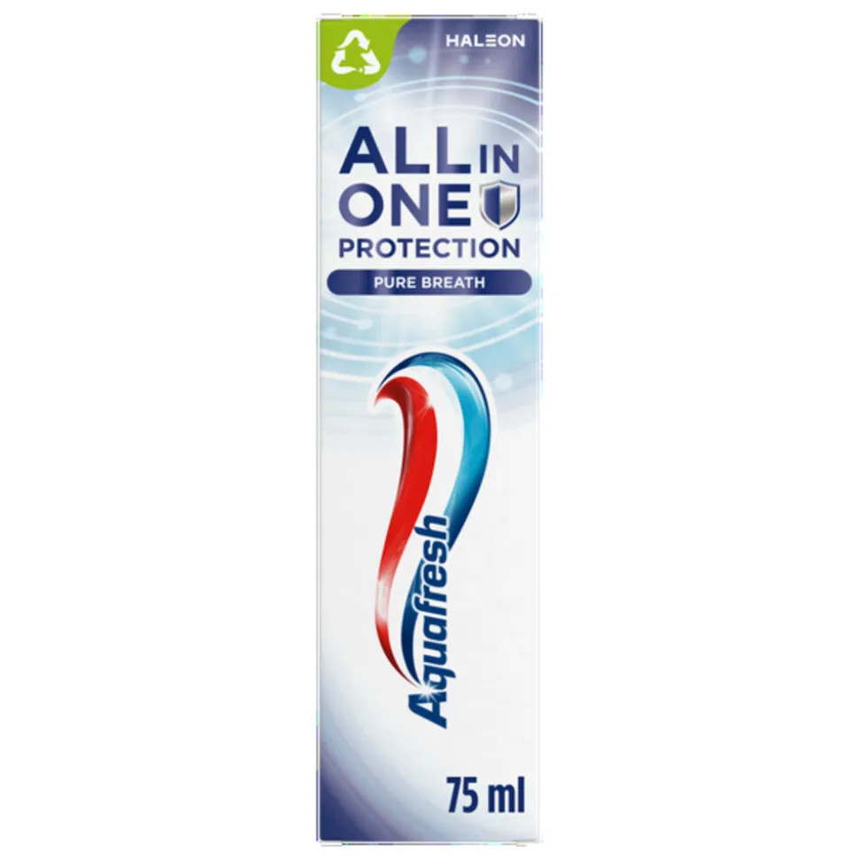 3x Aquafresh Tandpasta All-in-One Protection Pure Breath 75 ml