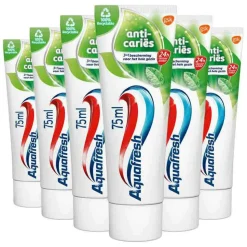 6x Aquafresh Tandpasta Anti-Caries 75 ml