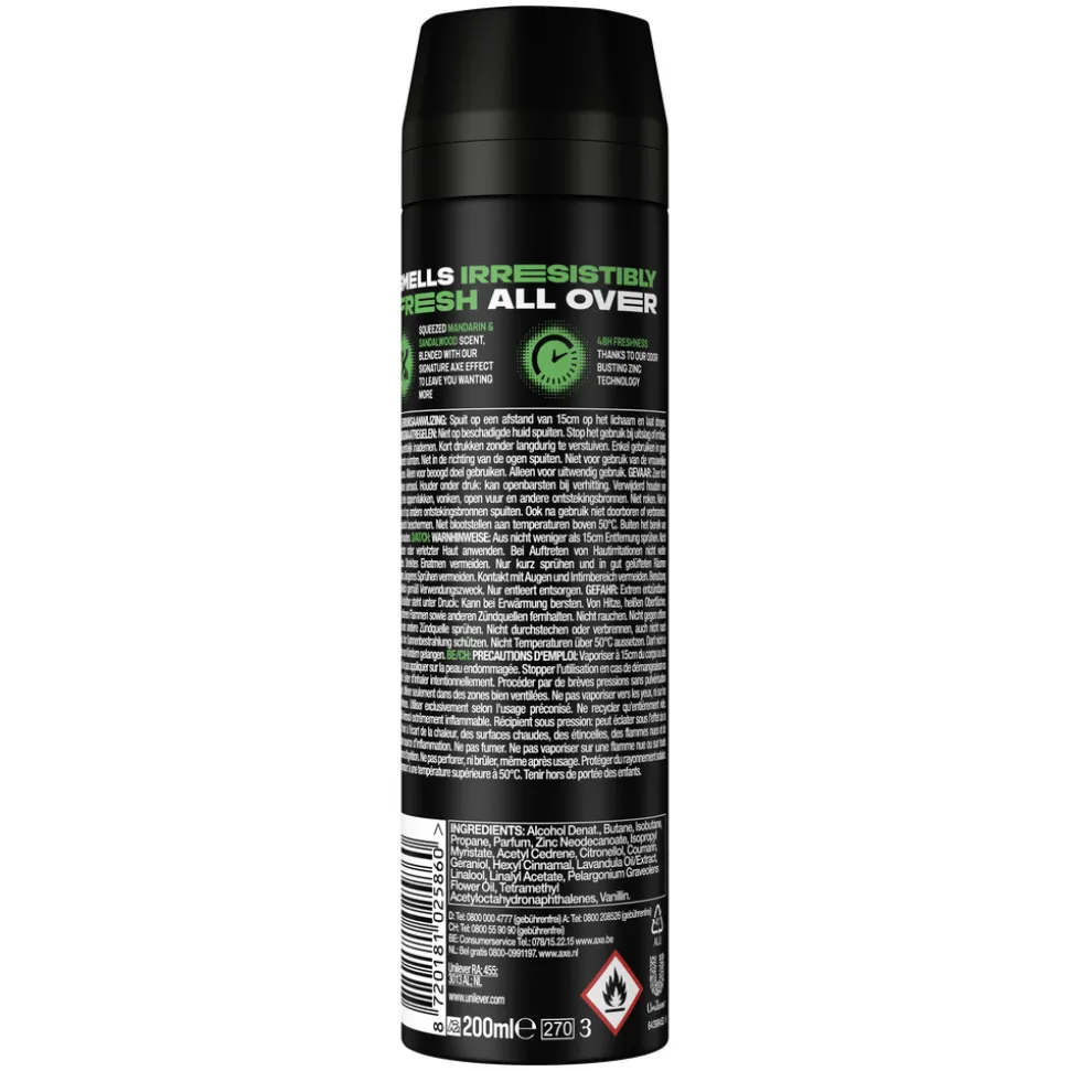 6x Axe Deodorant Bodyspray Africa 200 ml