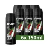 6x Axe Deodorant Bodyspray Africa 150 ml
