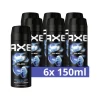 6x Axe Deodorant Bodyspray Click 150 ml