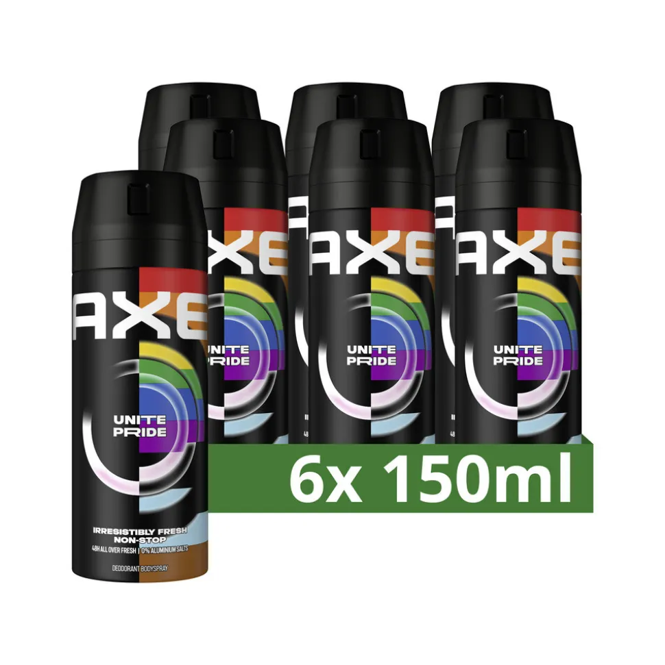 6x Axe Deodorant Bodyspray Unite 150 ml