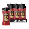 6x Axe 3-in-1 Douchegel Sunset Fresh 250 ml