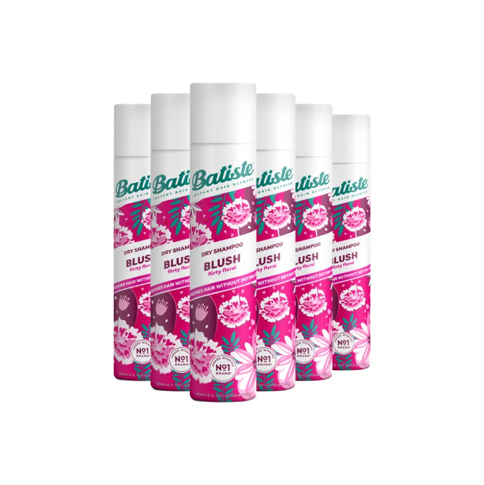 6x Batiste Droogshampoo Blush 200 ml