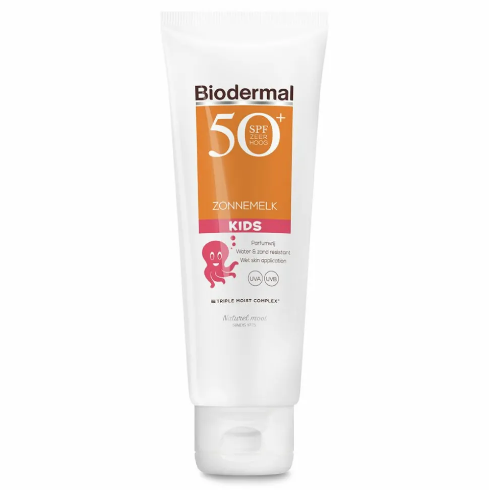 2x Biodermal Zonnemelk Kids SPF 50 125 ml