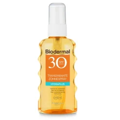 2x Biodermal Zonnespray Transparant SPF 30 175 ml