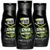3x Body-X Fuze Douchegel Hair & Body Active 300 ml