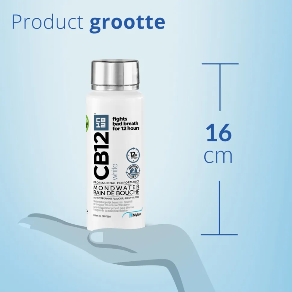 2x CB12 Mondwater White 250 ml