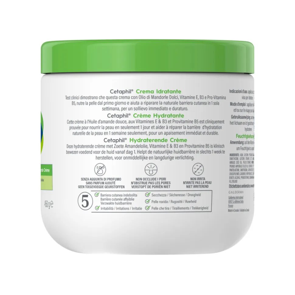2x Cetaphil Hydraterende Crème 450 gr