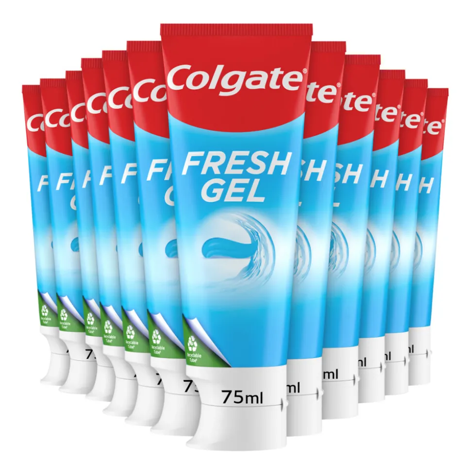 12x Colgate Tandpasta Fresh Gel 75 ml