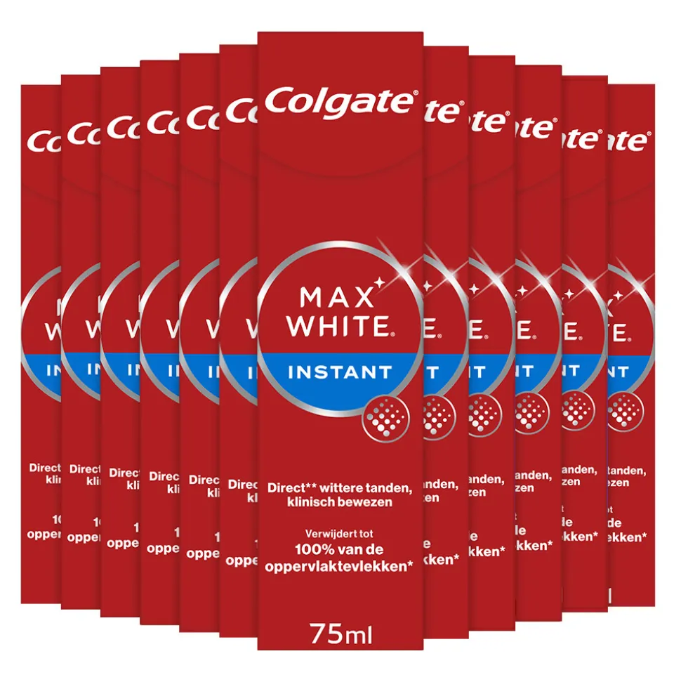 12x Colgate Tandpasta Max White Optic 75 ml