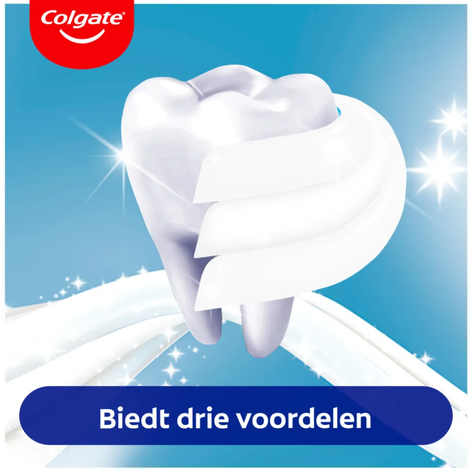 12x Colgate Tandpasta Triple Action Xtra White 75 ml