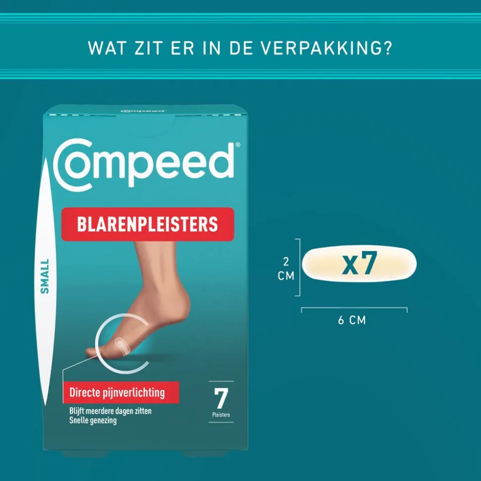 2x Compeed Blarenpleister Small 7 stuks