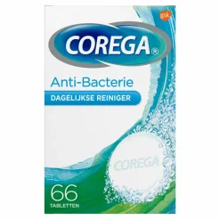 3x Corega Tabs Anti Bacterieel 66 stuks