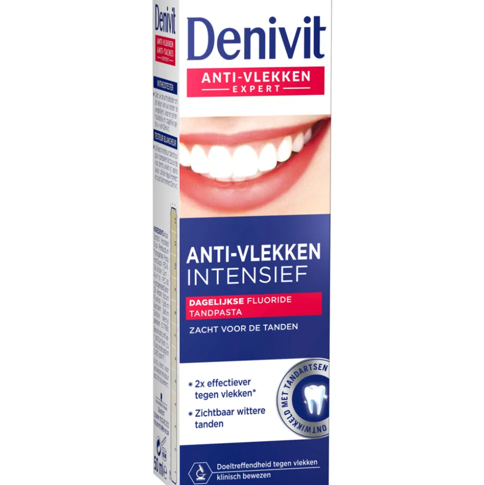 6x Denivit Tandpasta Anti -Vlekken 50 ml