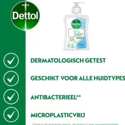 6x Dettol Handzeep Extra Care Kamille 250 ml