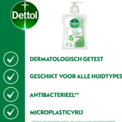 6x Dettol Handzeep Hydraterend Aloë Vera 250 ml