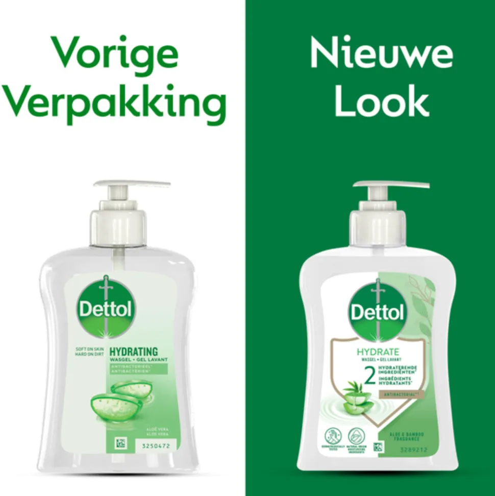 6x Dettol Handzeep Hydraterend Aloë Vera 250 ml