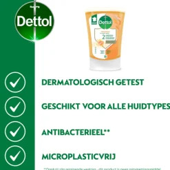 3x Dettol No-Touch Handzeep Refill Extra Care Honey & Sheabutter 250 ml