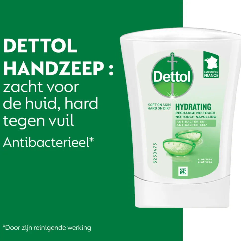 5x Dettol No Touch Wasgel Navulling Hydraterende Aloe Vera 250 ml