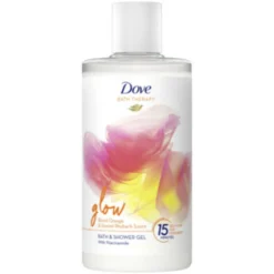 6x Dove Bath Therapy Glow Badschuim & Douchegel 400 ml