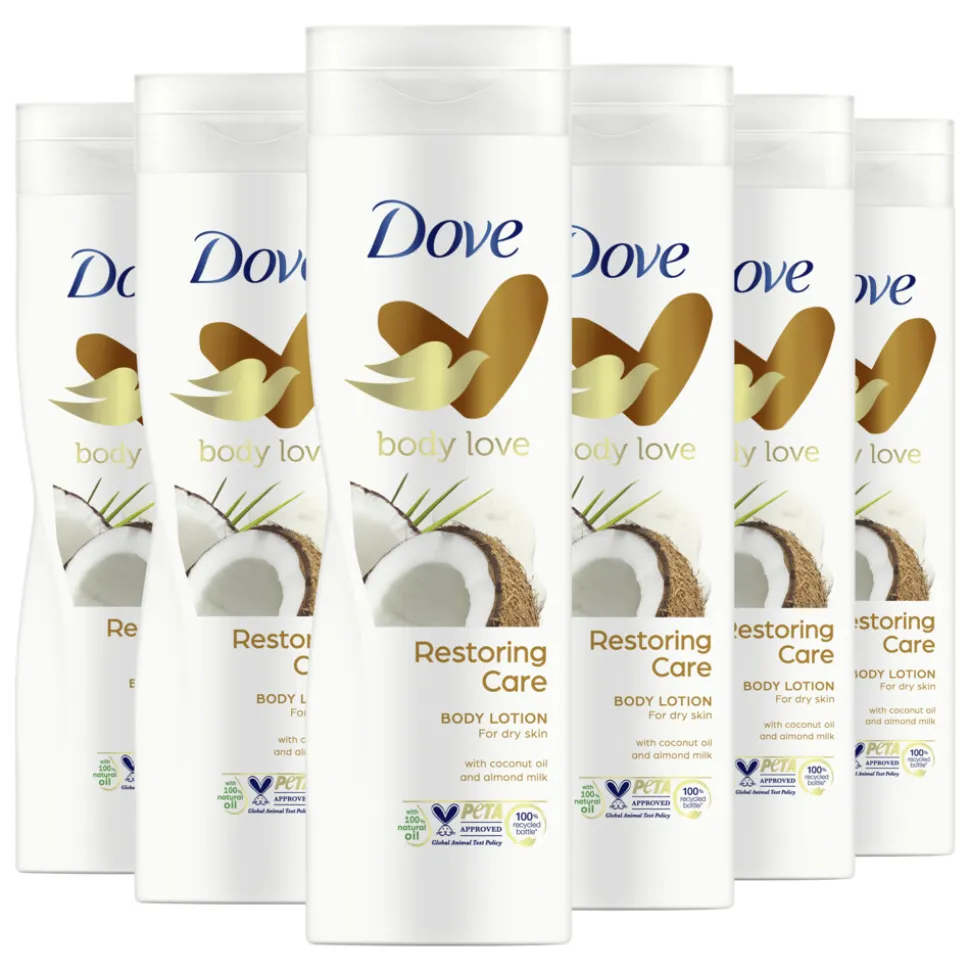 6x Dove Bodylotion Restoring Care 250 ml