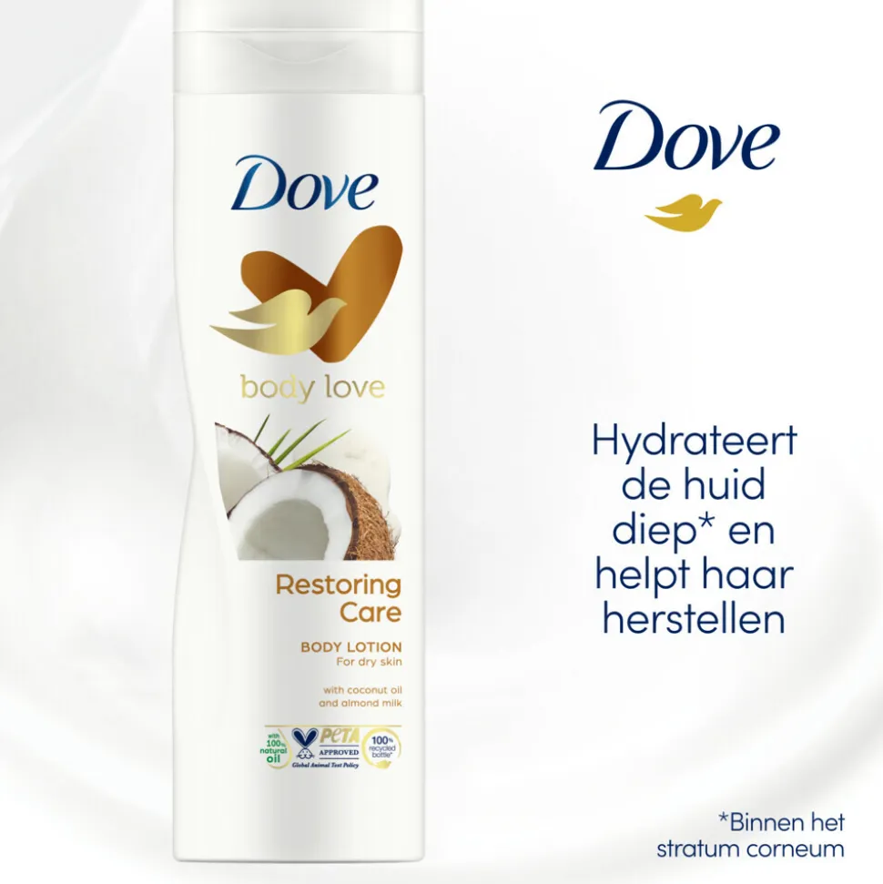 6x Dove Bodylotion Restoring Care 250 ml
