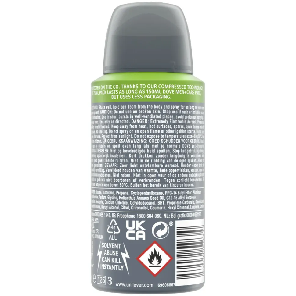 6x Dove Deodorant Men+ Care Clean Comfort 75 ml
