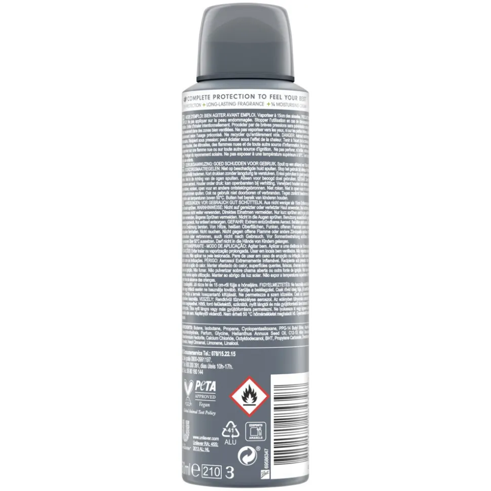 6x Dove Deodorant Men+ Care Extra Fresh 150 ml