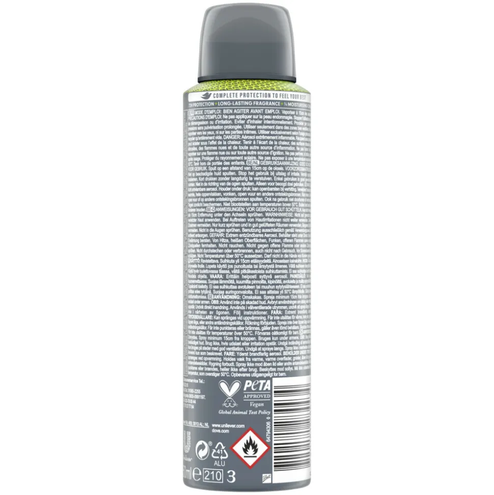 6x Dove Deodorant Men+ Care Sport Fresh 150 ml