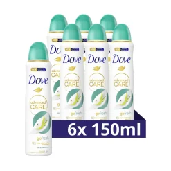 6x Dove Deodorant Spray Advanced Care Peer & Aloe Vera 150 ml