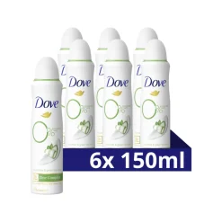 6x Dove Deodorant Spray Cucumber & Green Tea 150 ml