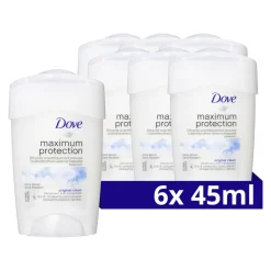 6x Dove Deodorant Stick Maximum Protection Original 45 ml