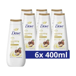 6x Dove Douchecrème Nourishing Care 400 ml