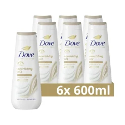 6x Dove Douchecrème Nourishing Silk 600 ml
