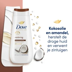 6x Dove Douchecrème Restoring 225 ml