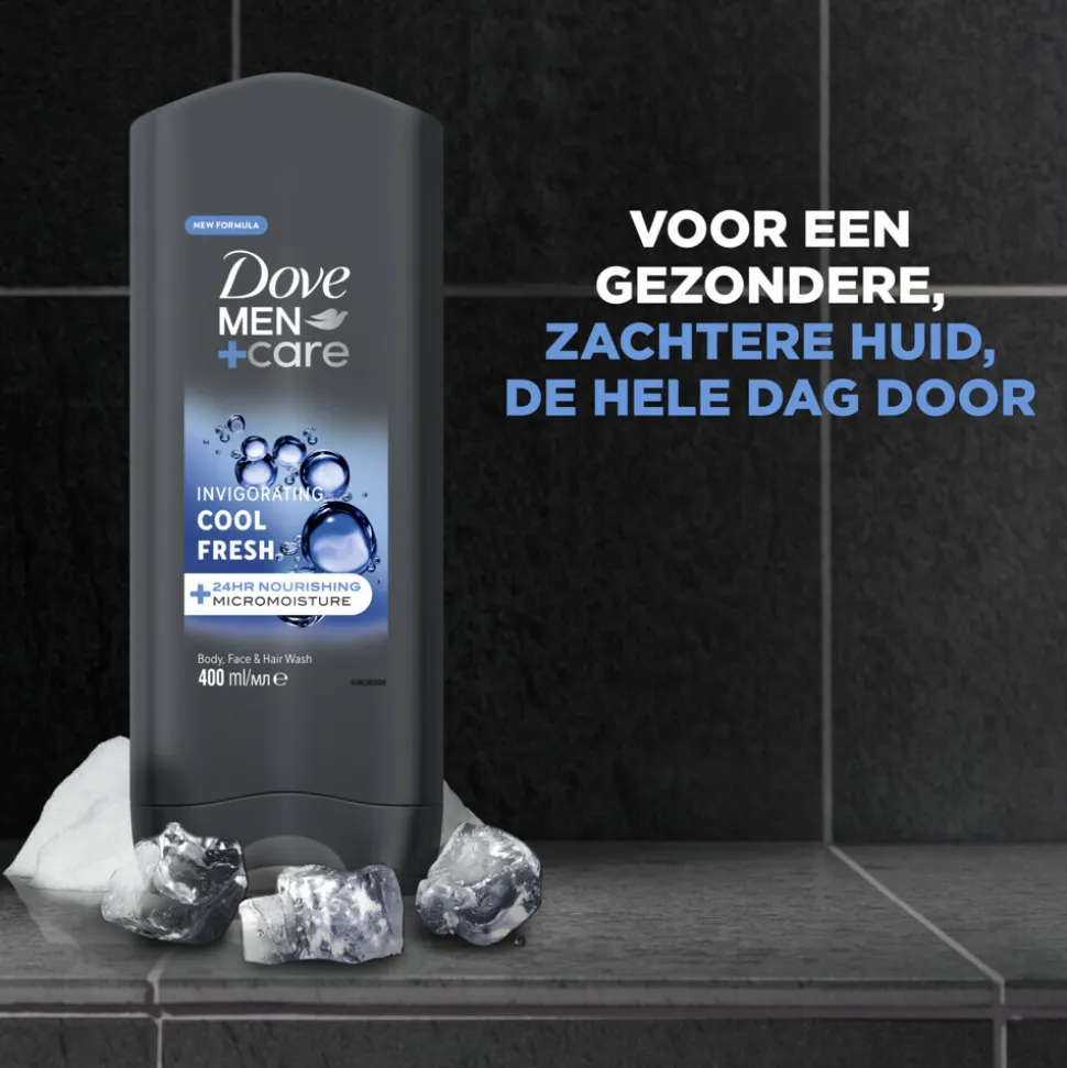 6x Dove Douchegel Men+ Care Cool Fresh 400 ml