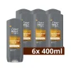 6x Dove Douchegel Men+ Care Sandalwood & Vanilla 400 ml