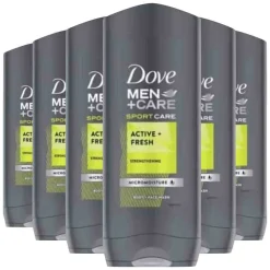 6x Dove Douchegel Men+ Care Sport Active/Fresh 400 ml