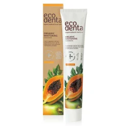 3x Ecodenta Tandpasta Organic Whitening Papaja 75 ml